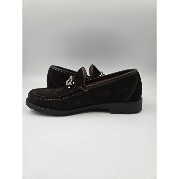 Vintage Men 5.5 Ferragamo Gancini Loafers Limited Edition Rare - Picture 6 of 14
